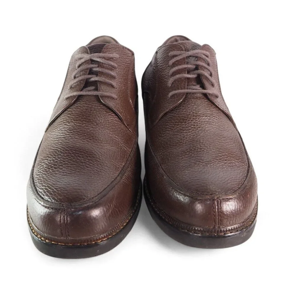 Apex Lexington Moc Toe Dress Oxfords Brown Leather LT910M‎ Men's 12 XW